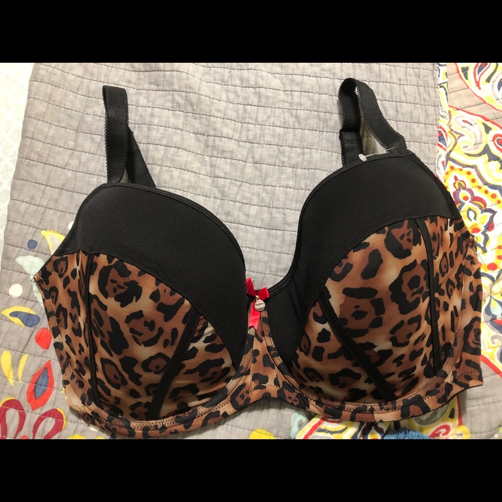 Parfait Bra 40G Leopard print & black